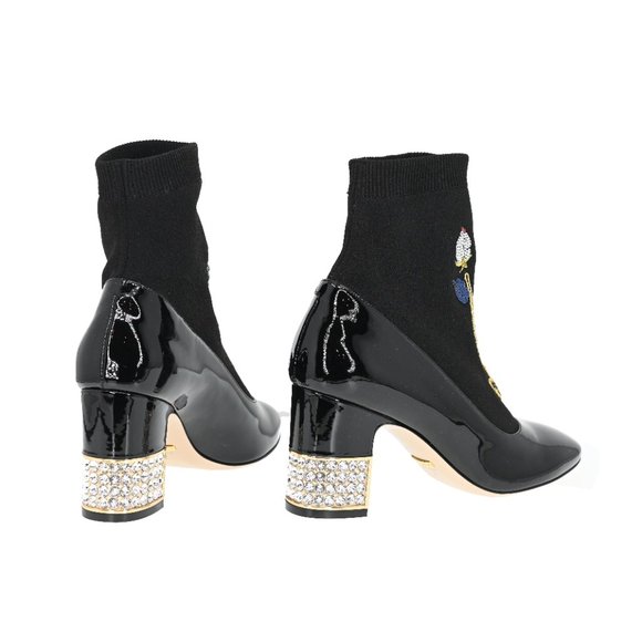 Gucci Candy Crystals and Embroidered Flowers Booties - Picture 4 of 8